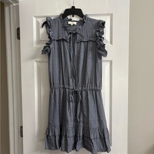 Pinch brand Blue/Gray ruffle dress
